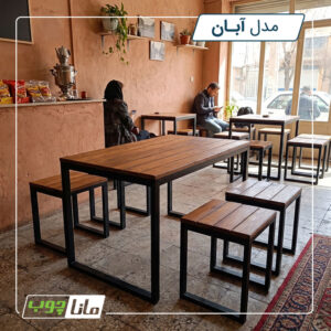 میز و نیمکت کافه